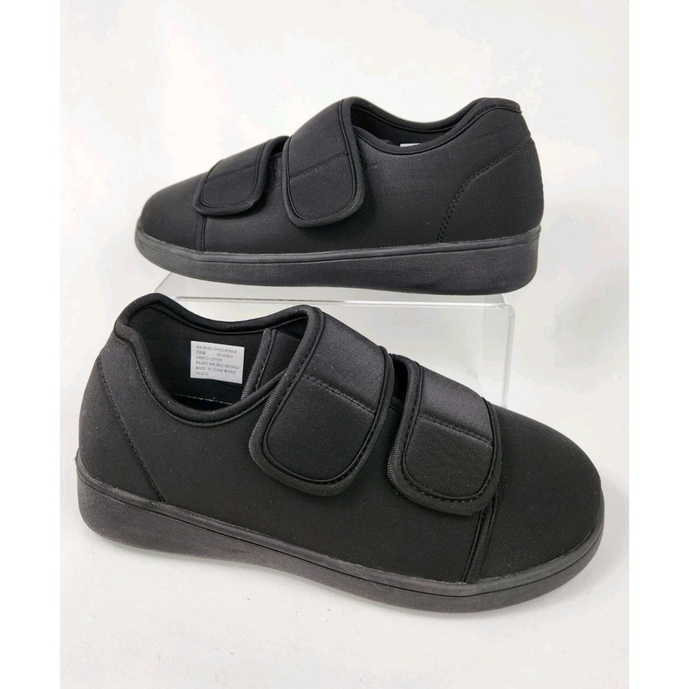 Comfortview Womens Sz 9 Extra Wide Microbacterial Walking Shoe Injury Adjustable